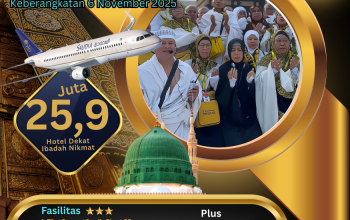 paket umroh spesial tanpa transit 6 november 2025 by saudia