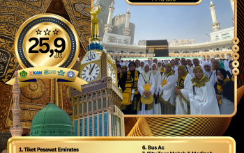 umroh rajab 19 Januari 2026