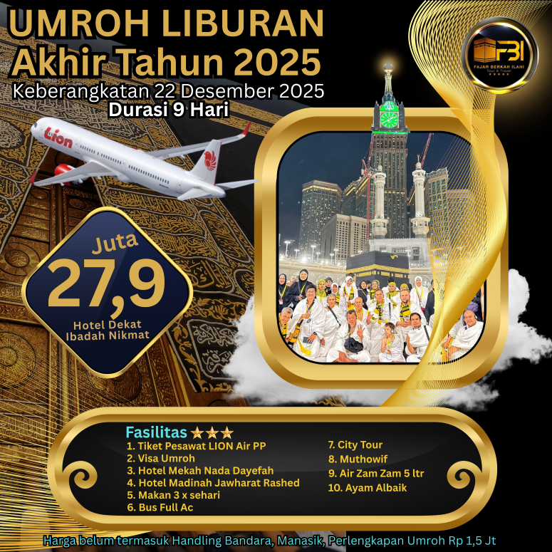 umroh liburan akhir tahun 2025