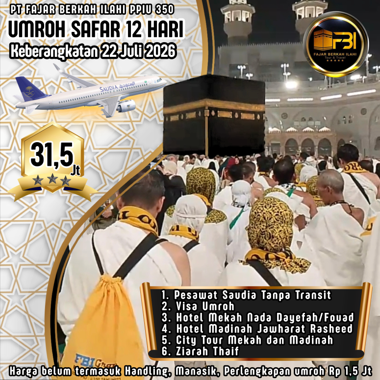 Umroh safar 12 hari