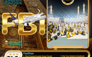 Umroh tanpa transit Saudia 12 hari