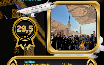 Umroh Akhir Tahun 2025 durasi 9 hari by Saudia