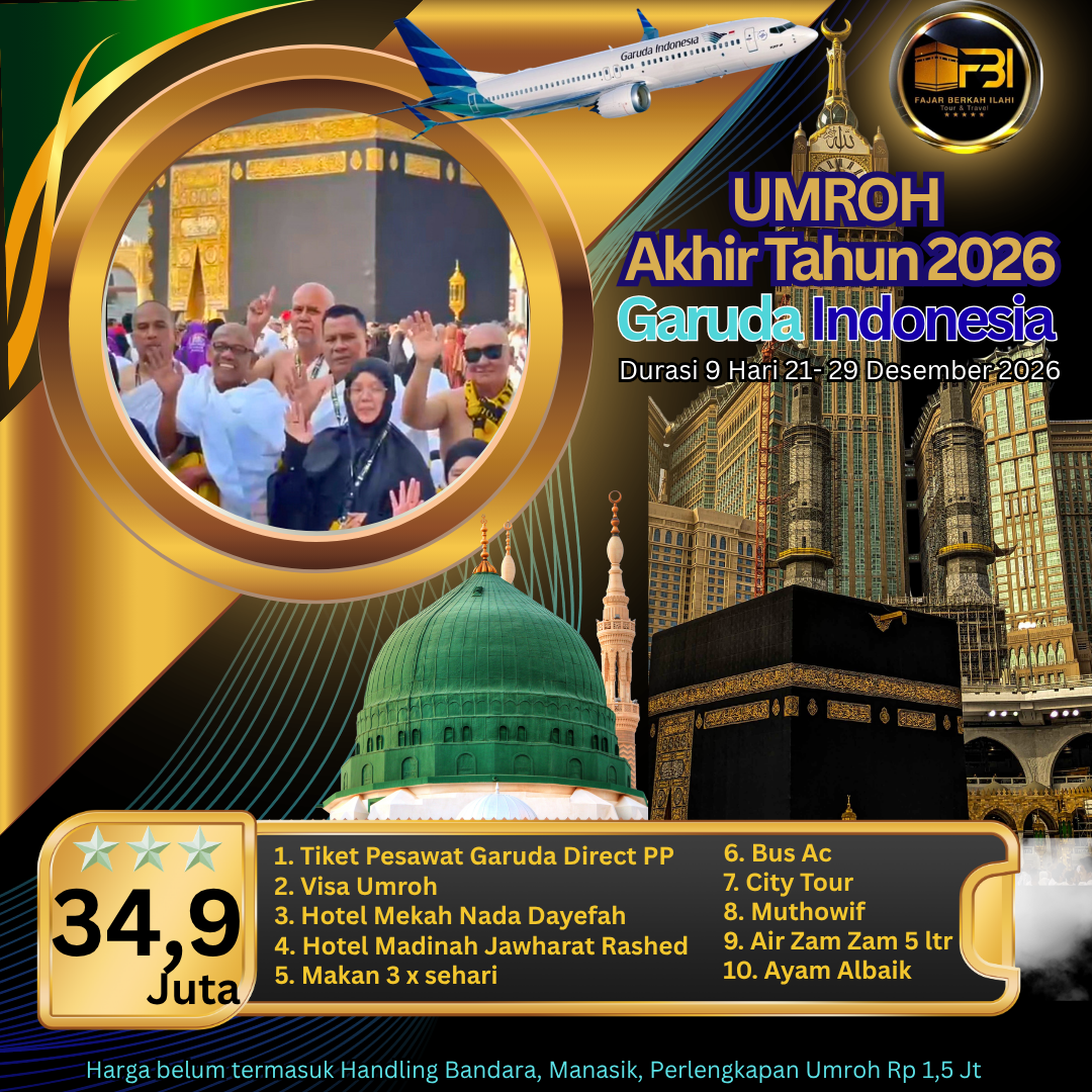 Umroh akhir tahun 2026 Garuda
