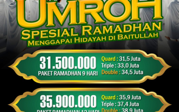 umroh tengah ramadhan 2025