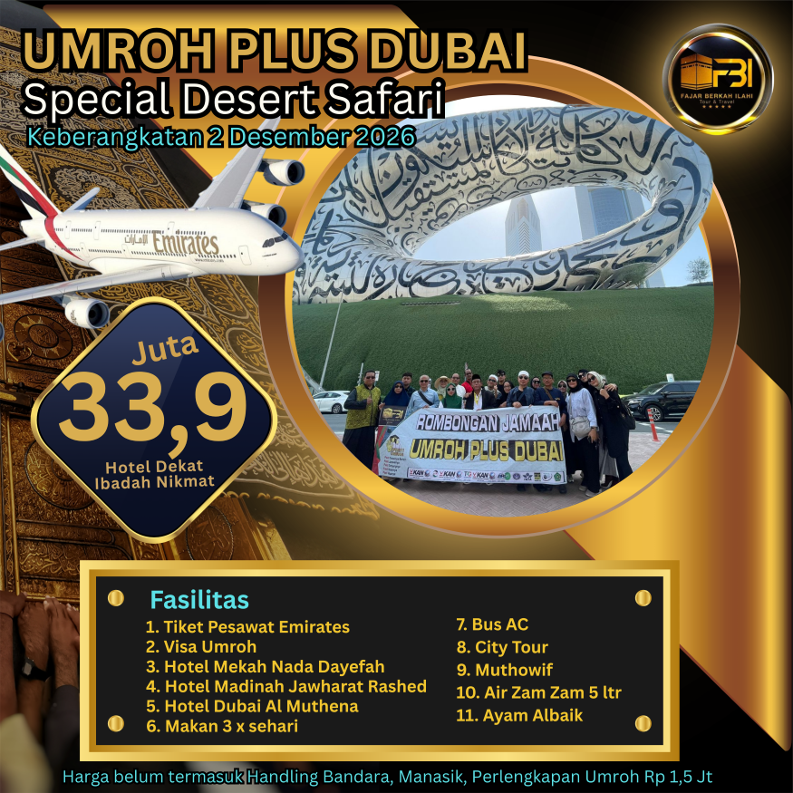Umroh plus dubai 2026 special dessert Safari